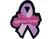 Lethal Threat Embroidered Patches Ride For A Cure Mn32028