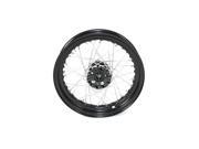 18 Rear Wheel With Black Hub Rim Stainless Spokes 52 0988