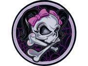 Lethal Threat Embroidered Patches Girl Skull Web Lt30122