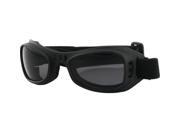 Bobster Eyewear Sunglasses Road Runner Goggle Black W smoke Lens