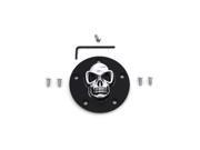 V twin Manufacturing Black Skull Style Point Cover 42 0562