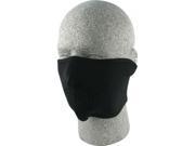 Zan Headgear Half Face Mask oversized Black Wnfmo114h