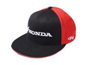 Factory Effex Flexfit Hats Honda Horz Bk rd S m 15 88340