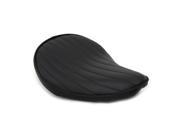 V twin Manufacturing Black Tuck And Roll Solo Seat Small 47 0084