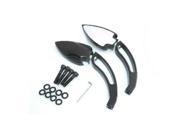 V twin Manufacturing Spade Mirror Set With Billet Stems 34 1835