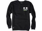 Factory Effex Crew Sweatshirts Fleece Kawasaki Racing Black Md