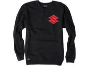 Factory Effex Crew Sweatshirts Fleece Suzuki Black 2xl 18 88418