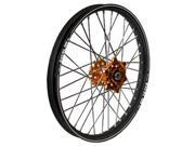Talon Engineering Wheel 1.60x21 Orange Hub Black Rim 56 3131ob