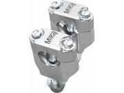 Mika Metals Rubber Mounted Clamps Silver 1 1 8 Silver Mk si 118