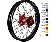 Talon Engineering Wheel 2.15x18 Orange Hub Black Rim 56 4061ob