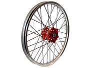 Talon Engineering Wheel 2.15x19 Red Hub Silver Rim 56 3157rs