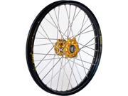 Talon Engineering Wheel 1.60x21 Gold Hub Black Rim 56 3104gb