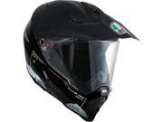 AGV AX 8 EVO DS Dual Sport Solid MX Offroad Helmet Black White LG