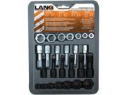 Lang Tools 26 piece Thread Restorer Tap And Die Set Kit Sae 2581