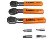 Lang Tools 7 pc. Fine tooth Bit Wrench Set 7pc 5220