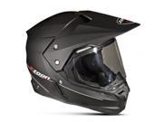 Zoan Helmets Synchrony Dual Sport Helmet Matte Black Medium