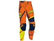 Moose Racing M1 Pants Orange hi Viz blue Pant S7 Yth M1 Or viz 24
