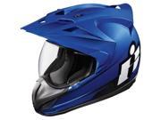 Icon Helmet Var D stack Blu Md 01019998