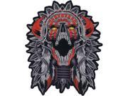 Lethal Threat Patch Horned Chief Lg Lt30167