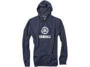 Factory Effex Yamaha Stacked Mens Lightweight Pullover Hoody Navy XL
