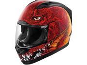 Icon Helmet Al Lucifer Red Xs 01019906