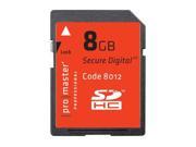 Promaster 8GB SDHC 600X Memory Card Professional