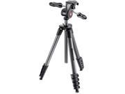 Manfrotto 5 Section Compact Advanced Aluminum Tripod 6.61lbs Capacity Black