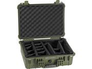 Pelican 1520 Case with Dividers Olive Drab