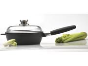 Eurocast Berghoff Professional Cookware 9.5 Saute Pan with Glass Lid and Removable Handle