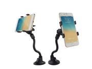 Ipow Car Mount Long Arm Universal Windshield Dashboard Cell Phone Holder with Strong Suction Cup and X Clamp for iPhone 6 Plus 6 5 4 Samsung Galaxy S6 Edge s6 S