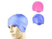 Premium Waterproof Earmuffs Silicone Adult Swim Cap with Ear Pouches to keep your hair health for Men and Women 2 Pack