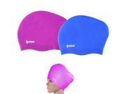 Premium Waterproof Haircare Silicone Swim Cap Soft Bathing Hat to Keep Hair Healthy with Greater Durability Highly Elastic Large Stretch Eco friendly Best for L