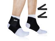 Ankle Protect Brace Nonslip Breathable Adjustable Tendon Ankle Compression Brace Support Protector Stabilizers Wraps with Strap 2 Pack