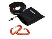 Heavy Duty Rated 2600LBS Hammock Tree Straps and Carabiners with Adjustable Loops and Carrying Bag Fits Any Hammock