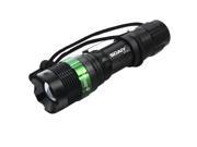 Water resistant Adjustable Focus Zoom LED Flashlight Super Bright 3 Lighting Mode LED Torch Light for Camping Hiking Cycling