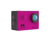 iPM 4K Waterproof 12 Mega Pixel Ultra HD Action Camera with WiFi Hot Pink