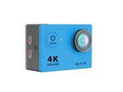 iPM 4K Waterproof 12 Mega Pixel Ultra HD Action Camera with WiFi Blue
