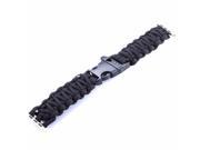 iPM Weave Watch Band with Whistle Flint for Apple Watch 38mm Black