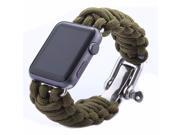 iPM Weave Watch Band with Stainless Steel Clasp for Apple Watch 38mm Green