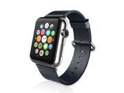 iPM Genuine Leather Replacement Band For Apple Watch 42mm Black