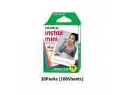 Fujifilm Instax mini Glossy Instant Film 10Packs 100Sheets