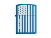 Zippo Flag Sapphire Blue Windproof Pocket Lighter 20446