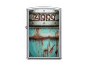 Zippo Metallic Paint Street Chrome Windproof Pocket Lighter