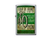 Zippo Tour De France Street Chrome Windproof Pocket Lighter