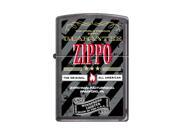 Zippo Guarantee Grey Dusk Windproof Pocket Lighter