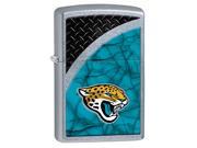 Zippo NFL Jacksonville Jaguars Street Chrome Windproof Pocket Lighter 29365