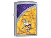 Zippo NFL Minnesota Vikings Street Chrome Windproof Pocket Lighter 29368