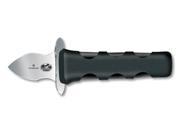Victorinox Forschner Oyster Knife 2? Blade with Finger Guard Black Polypropylene Handle 44691