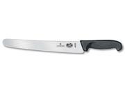 Victorinox Forschner Roast Slicer 10.25 Curved Straight Rount Tip Black Fibrox Pro Handle 40551