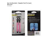 Nite Ize Gear Tie Cordable Twist Tie 6 in. 2 Pack Neon Pink GTK6 35 2R7
